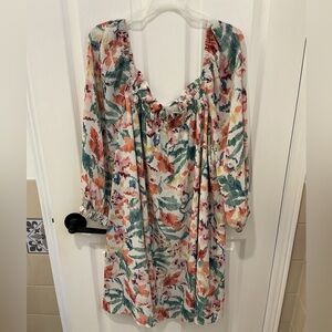 XL floral dress